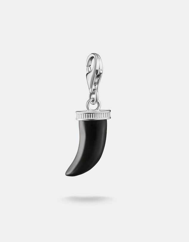 THOMAS SABO - THOMAS SABO Original Charm Tooth Obsidian