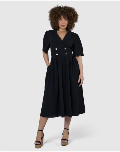 Something 4 Olivia - Alma Midi Shirt Dress