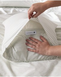 Sheet Society - Leo Washed Cotton Stripe Full Sheet Set