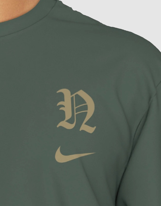 Nike - Gothic Letter Long Sleeve Hydroguard Top