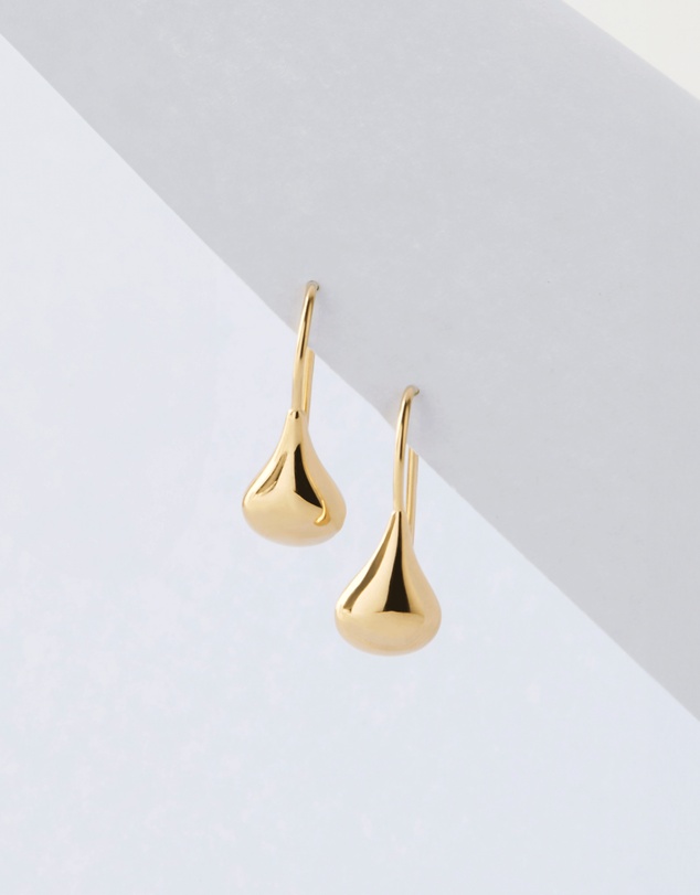Najo - Baby Tears Yellow Gold Earring