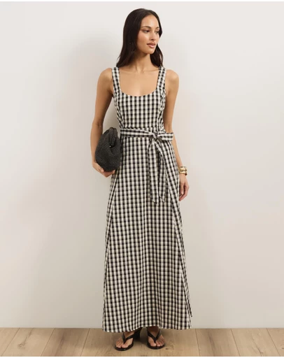Atmos&Here - Grace Gingham Midi Dress