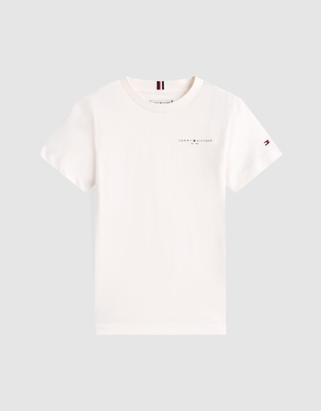 Tommy Hilfiger - Unisex Logo Crew Neck T-Shirt - Kids