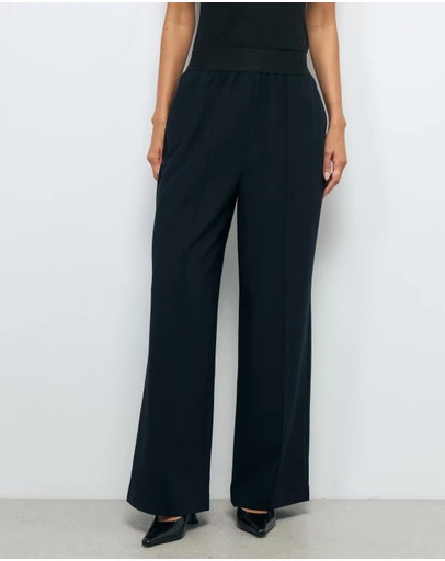 AERE - Arna elastic waist detail pant
