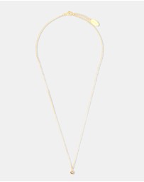 Georgini - Natural Topaz And Diamond April Gold Pendant