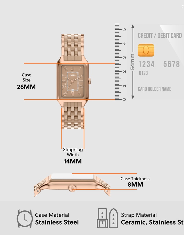 Fossil - Raquel Two Tone Analogue Watch