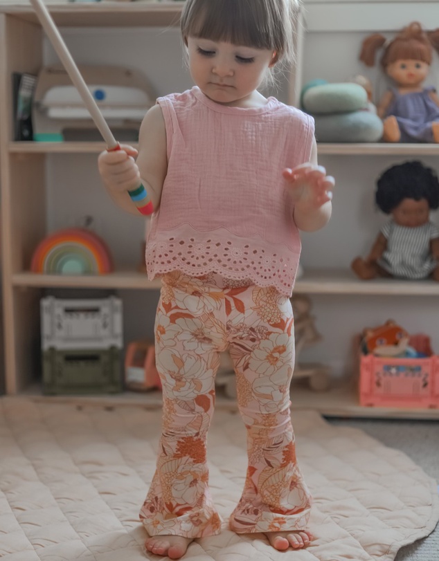 WITH LOVE FOR KIDS - Cotton Muslin Lace Top - Babies - Kids