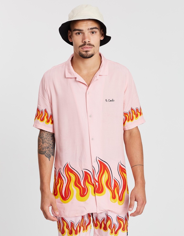 B.Cools - Holiday Camp-Collar Shirt