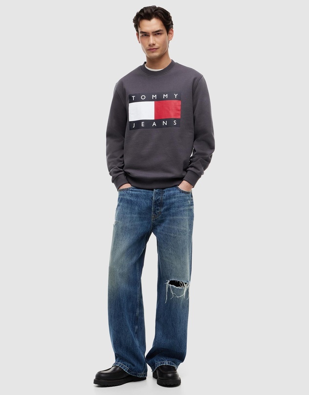 Tommy Jeans - Regular Big Flag Crewneck Sweater