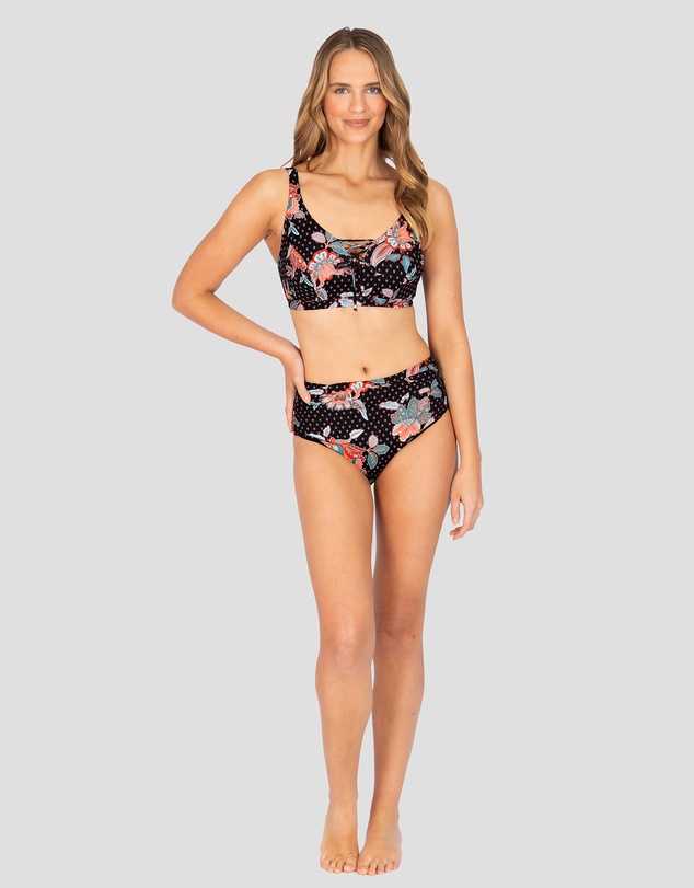 Baku Swimwear - Spice Temple E/F/G Cup Lace Up Bikini Bra Top