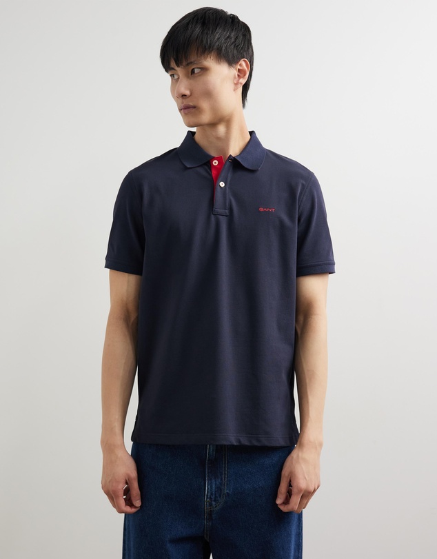 Gant - Reg Contrast Pique SS Rugger