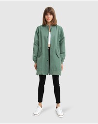 Belle & Bloom - Chasing You Long Bomber Jacket
