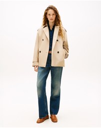 Tommy Hilfiger - Water Repellent Relaxed Short Trench Coat