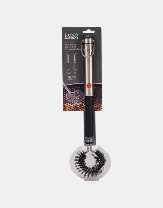 Joseph Joseph - GrillOut™ Heavy-duty BBQ Cleaning Brush with Retractable Head
