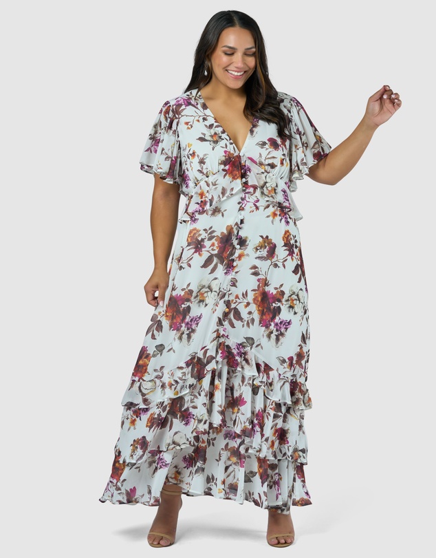 Something 4 Olivia - Lavinia Frill Maxi Dress
