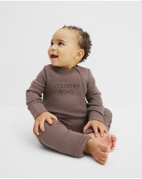 Country Road - Organically Grown Cotton Waffle Jumpsuit