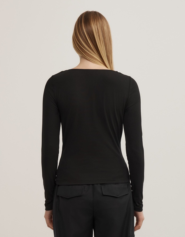 Witchery - Twist Front Long Sleeve Top
