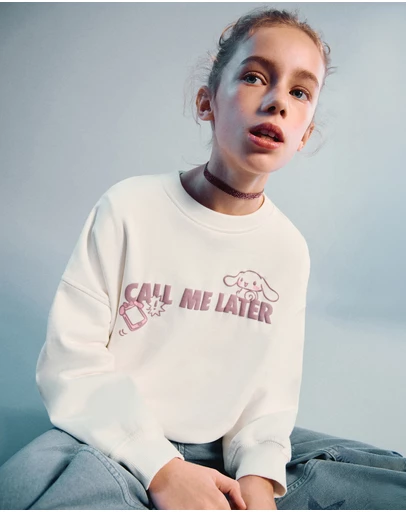 M.N.G - M.N.G x Sanrio Cinnamoroll Sweatshirt - Kids-Teens