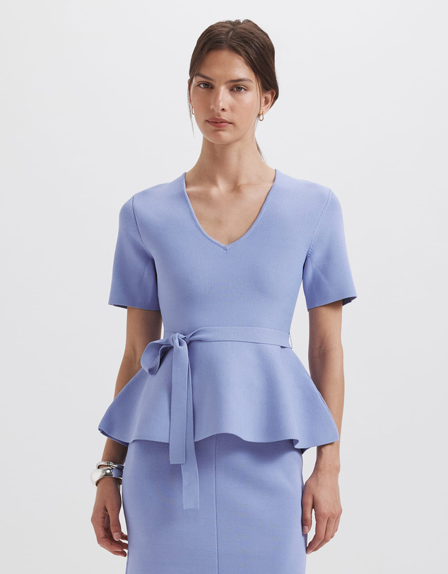 SABA - Mia Milano Peplum Top