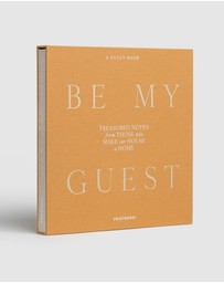 Printworks - Printworks Guest Book Be My Guest-Beige Yellow