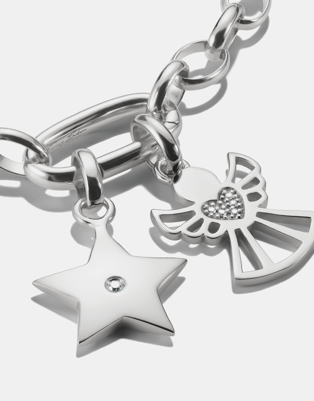 THOMAS SABO - THOMAS SABO Connect Charm star with white stone