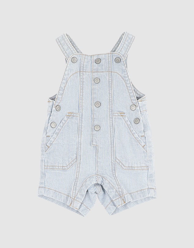 Bebe by Minihaha - Indigo Stripe Overall