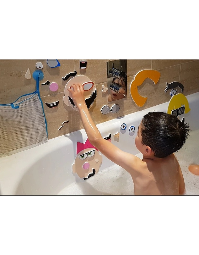 Bright Child - Funny Face Bath Stickers