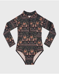 Aqua Blu Kids - Luxor Long Sleeve One Piece - Kids