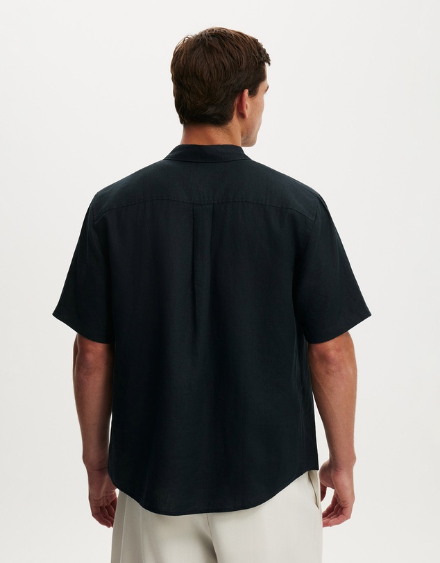 Cotton On - Relaxed Linen Short Sleeve Shirt
