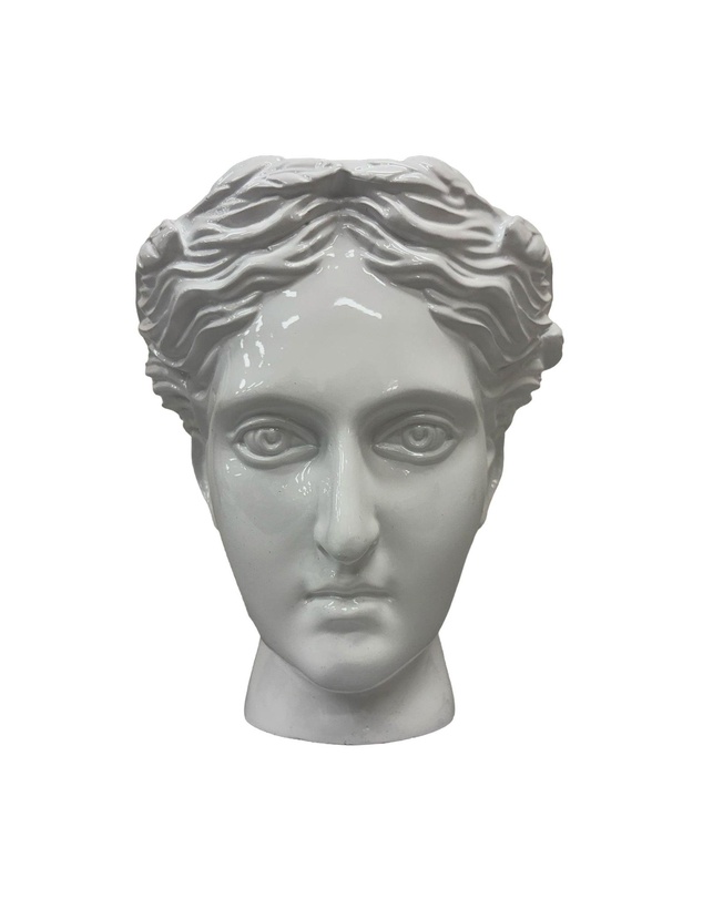 Urban Attitude - Urban Attitude Venus Head Planter - Matte White
