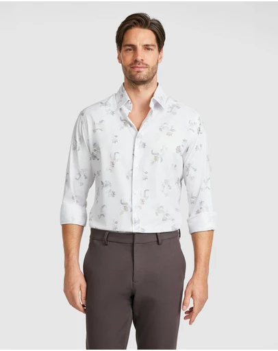 Tarocash - Sol Slim Bamboo Floral Shirt