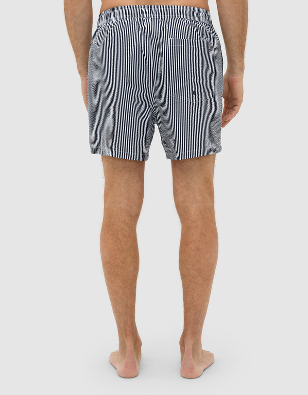 Seed Heritage - Seersucker Stripe Swim Short
