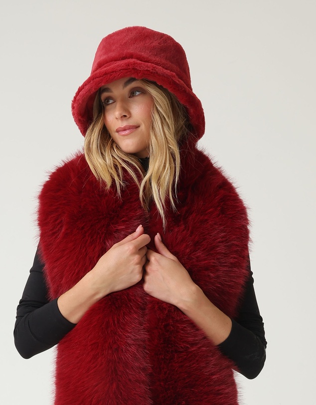 Morgan & Taylor - Carla Faux Fur Bucket Hat