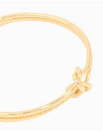 Lovisa - Gold Plated Brass Twisted Knot Wrist Cuff