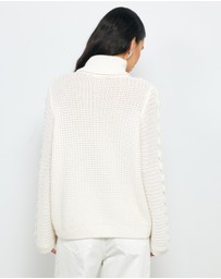 AERE - Rhei Organic Cotton Wool Cable Jumper