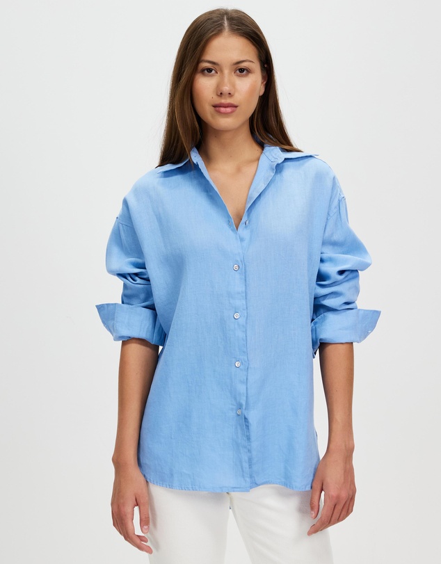 Assembly Label - Oversized Linen Shirt