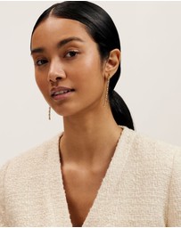 Ted Baker - Isalie Crystal Baguette Slinky Drop Earrings