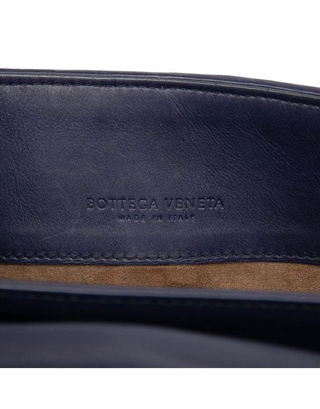 Pre-Loved by Azura Reborn - Pre-Loved Small Nappa Intrecciato Stitched Olimpia Shoulder Bag
