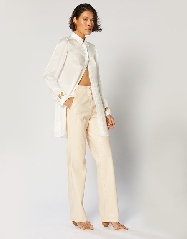 Winona -  Aubrey Shirt Dress White