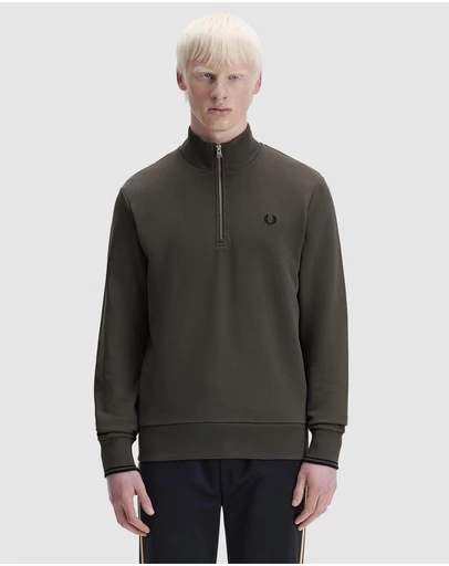 Fred Perry - Half Zip Sweatshirt