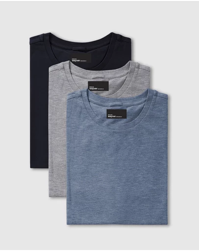 Wayver - The Essential Crew Tee 3-Pack