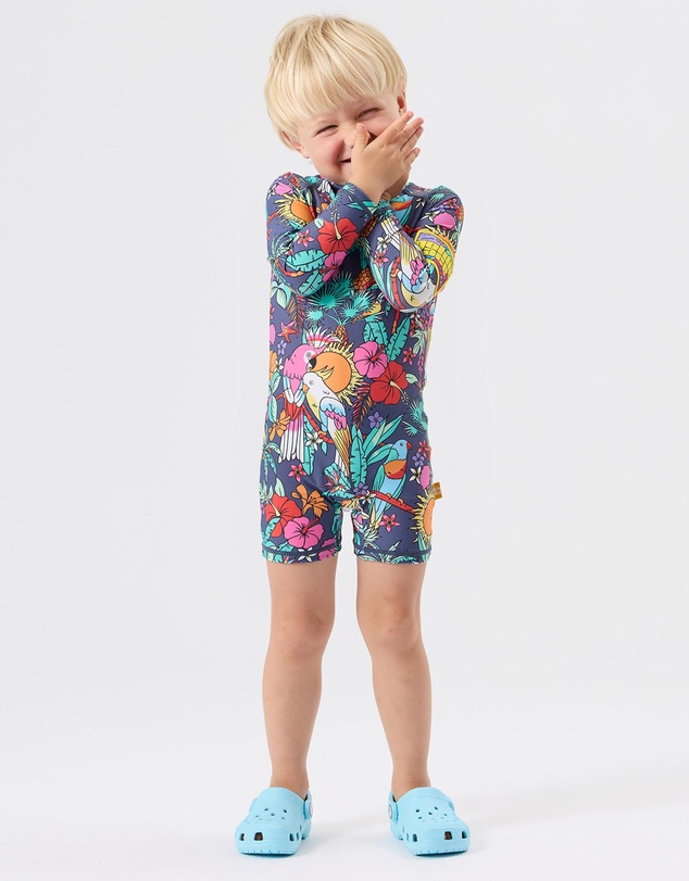 Goldie + Ace - Paradise Short Leg Swimsuit - Babies-Kids