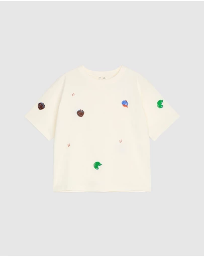 ARKET - Embroidered T-Shirt - Babies-Teens