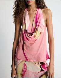 Lover - Cindy Draped Halter Top