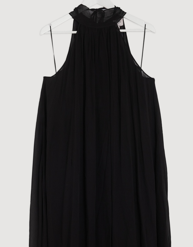 Revibe - Repaired Minima Esenciales Reese Tie Back Maxi Dress - AU 12