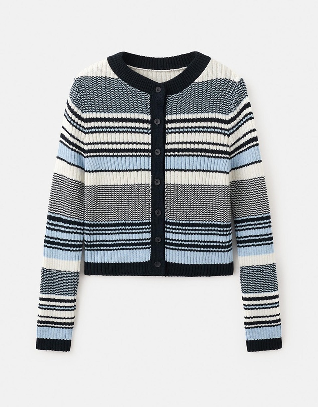 M.N.G - Stripped Knit Cardigan