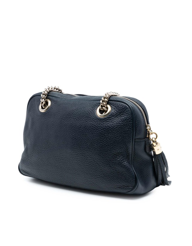 Pre-Loved by Azura Reborn - Pre-Loved Leather Soho Chain Zip Shoulder Bag