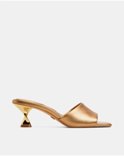 ALDO - Goldenshine Twisted Kitten Mules