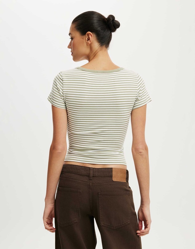 Cotton On - Everyday Smooth Scoop Neck Tee