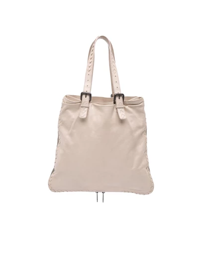 Pre-Loved by Azura Reborn - Pre-Loved Leather Intrecciato Side Zip Tote